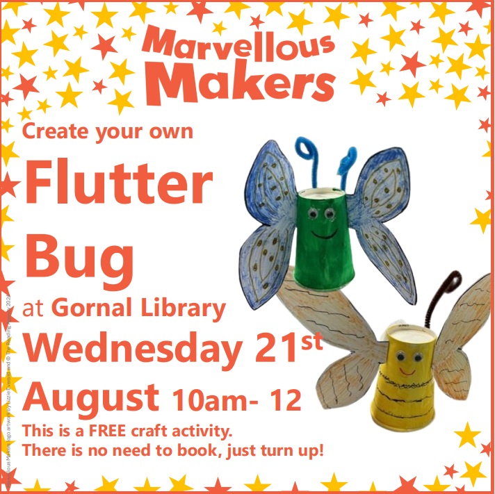 Gornal Library - Flutterbug Craft